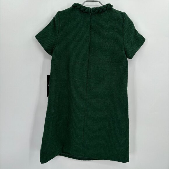 Tuckernuck Forest Green Tweed Jackie Dress sz S Shift Mini Business Career NWT - Picture 6 of 9